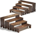 2 Set Wooden Tiered Risers Display Stands for Vendor Events,Stackable Wood Cupcake Display Stand,Farmhouse Decor Wood Dessert Table Display Set,Vendor Booth Display Items,Food Display Risers for Party by Unknown