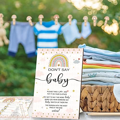 Patelai 321 Pcs Baby Shower Games Supplies, Boho - Image 2