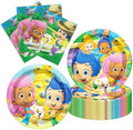 Guppies of Bubble Party Supplies 40pck include 20 plates, 20 napkins for the Guppies of Bubble birthday party decoration by ShrooFit