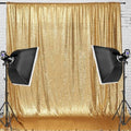 Gold Sequin Backdrop 10FTx10FT NO See-Through Photobooth Backdrop Curtains for Birthday, Party, Wedding Decoration by JuyaDelight