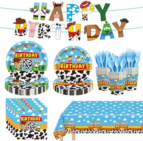 170Pcs Toy Birthday Party Decorations for 24 Guests, All-in-One by Unknown