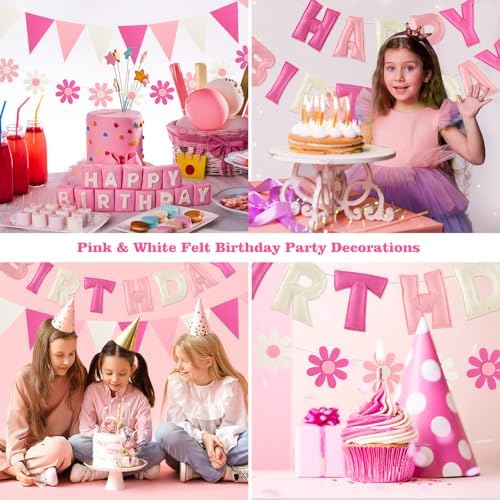 YEOCU Happy Birthday Decorations, No DIY, Pre-Strung 3D Banner - Image 6