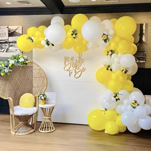 Voircoloria 90pcs Yellow Balloons Garland Arch Kit, 18 12 10 5 Inch - Image 6