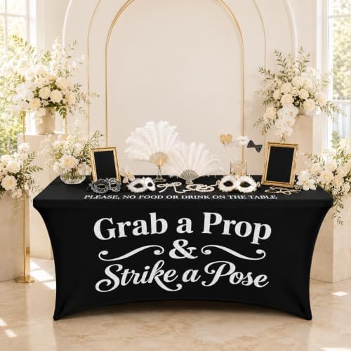 Gilprop Photo Booth Props Tablecloth Spandex Table Cover, Classic, 4ft by Gilprop
