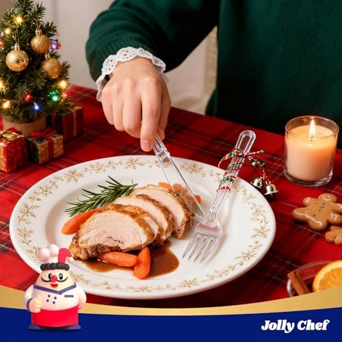 JOLLY CHEF Clear Plastic Knives 7.7 Inch 300 Count Disposable Heavy Duty - Image 7