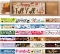 Barydat 25 Pcs Fall Decorations for Home Interchangeable Seasonal Wood Sign by home