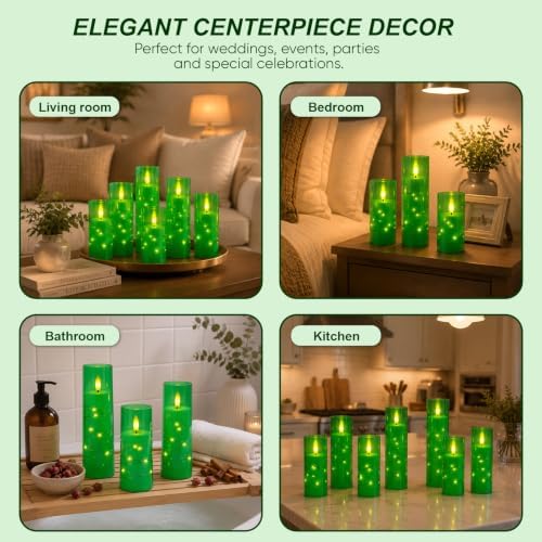 Raycare 7 Pack Flameless Battery Operated Pillar Candles with Remote Timer - Image 5