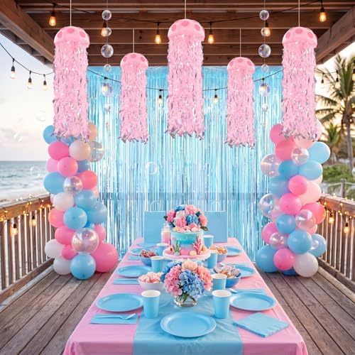 24 Pcs Cartoon Birthday Party Decorations Under The Sea Party Decor - Image 5