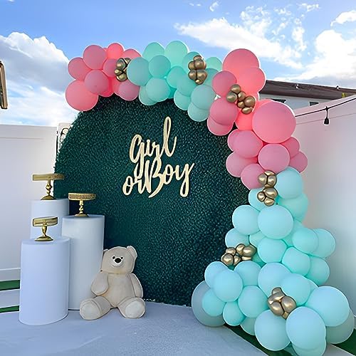 Voircoloria 110pcs Mint Green Pastel Green Latex Party Balloons, 12inch - Image 4