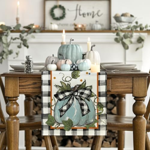 Artoid Mode 210 GSM Fall Table Runner Home Party Decor 13x72 Inch - Image 2