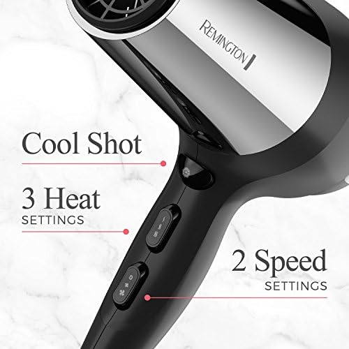 Remington Impact Resistant Hair Dryer, 1875W Ceramic Ionic - Image 2