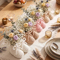 Tranqun 4 Sets Baby Booties Centerpiece No Floral DIY,Low Top,Pink by Tranqun