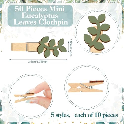 Patelai 321 Pcs Baby Shower Games Supplies, Greenery - Image 3
