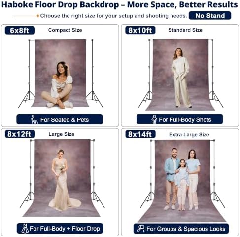 Abstract Photography Backdrop for Photoshoot 8x12ft,Purple,No Stand - Image 3