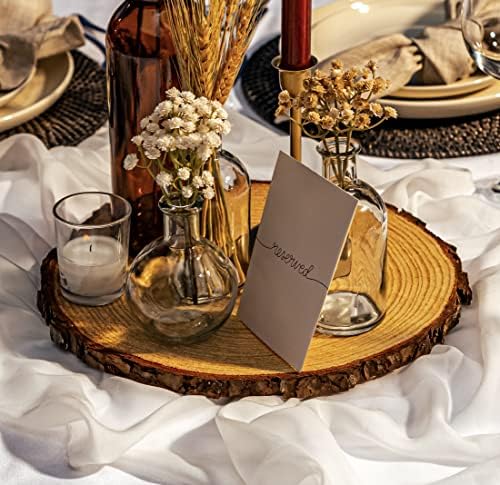 Set of 10 XL (12-14) inch Wood Slices! Wood Slice Centerpieces, Wedding Centerpieces, Thanksgiving Plate Chargers, Wood Slice Plate Chargers, Set of 10 XL (12-14") - Image 7