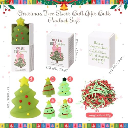 20 Sets Christmas Appreciation Gifts Tree Holiday Party Favors with Boxes - Image 2