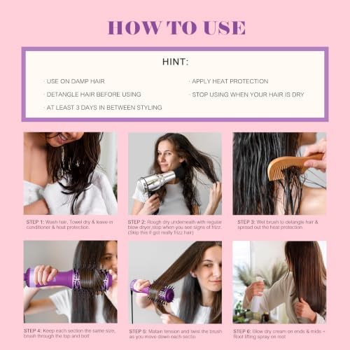 Dual Voltage Travel Hair Dryer Brush - Image 5