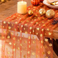 4Pcs Thanksgiving Table Runner Maple Acorns Gauze Fall Table Runner by Unknown