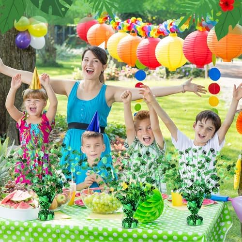 3 Pcs Hawaiian Luau Party Decors Palm Leaves Table Centerpieces - Image 4