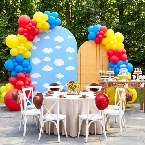 2 Set 6ft 7.2 ft Cartoon Story Arch Backdrop Covers Stretchy - Image 3