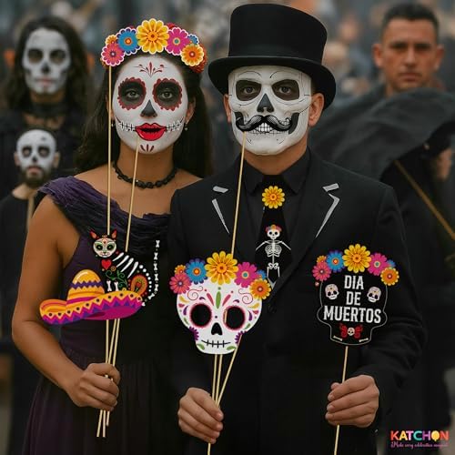 KatchOn Halloween Photo Props Set, Pack of 35 - Image 7