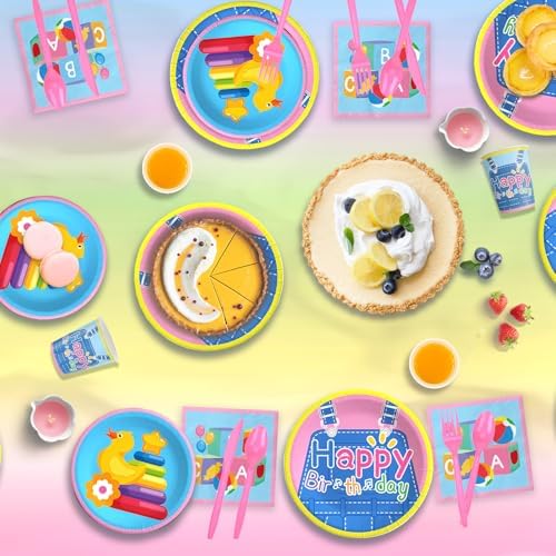 2nd Birthday Decorations for Girl Boys Two Year Old, Party Supplies for 24 - Image 5