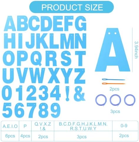 BEISHIDA Double-Sided 116 PCS A-Z DIY Letter Custom Banner Party Decor - Image 3
