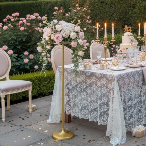 4pcs Gold Metal Wedding Flower Stand, 39.4" Tall Table Centerpieces - Image 6