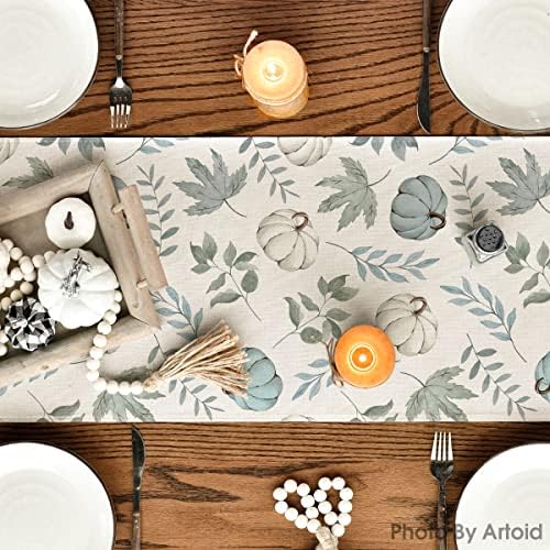 Artoid Mode 210 GSM Fall Table Runner Home Party Decor 13x90 Inch - Image 4
