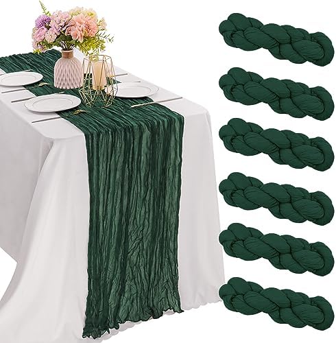 10FT Cheesecloth Table Runner Boho Party Home Decorations by JALANCY