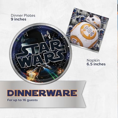 Star Wars Birthday Decorations for Party - Serves 16 Guests - Image 4