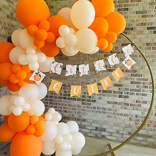 Voircoloria 105pcs Orange Party Latex Balloons, 12inch - Image 5
