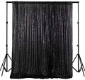 ShinyBeauty Black Sequin Backdrop - 8x10FT Photo Booth Background Fabric for Wedding, Birthday Party by ShinyBeauty
