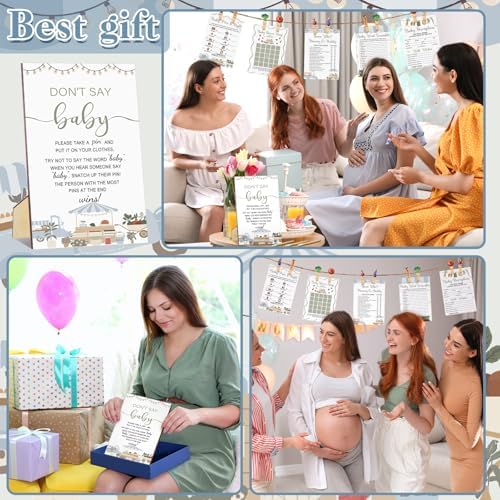 Patelai 321 Pcs Baby Shower Games Supplies, Locally Grown - Image 6
