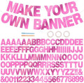 BEISHIDA Double-sided Pink 116PCS A-Z DIY Letter Custom Banner Party Decor by Beishida