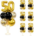 6 Set 50th Birthday Party Balloon Table Centerpieces with LED Light up by Unknown