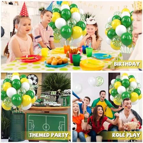Green Yellow Balloons, 50 Pcs Party Balloons for Golf Birthday Decorations - Image 4