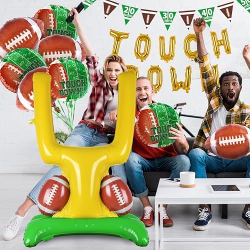 Football Party Supplies Kit - Goal Post Balloon Set for Football Birthday,Tailgate Celebrations & Decorations - Image 4