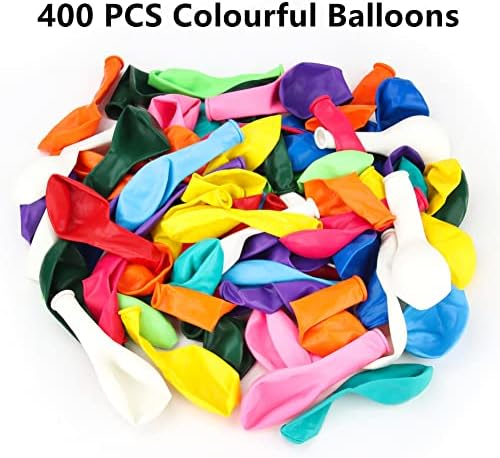 400 Pack Rainbow Balloons 12 Inch Assorted Colors Latex Multicolor Balloon 12 Kinds Colorful Bulk Balloons for Birthday Wedding Baby Shower Anniversaries Store Party Decorations - Image 2