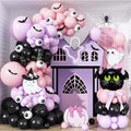 Pink Purple Halloween Balloon Arch Kit, Spooky One Birthday Decorations by Froova
