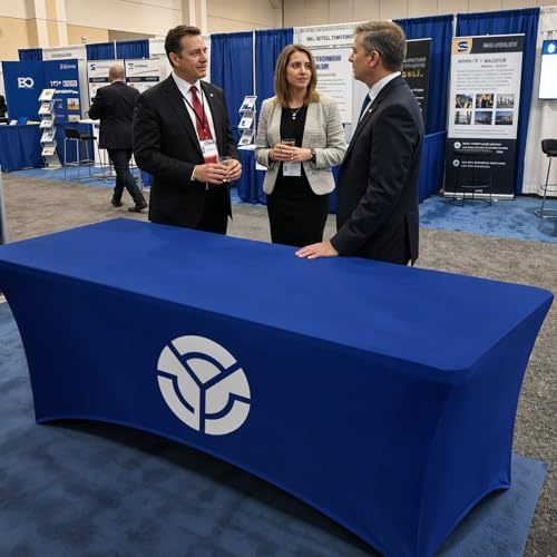 Custom Tablecloth with Business Logo Text 4FT - Image 2