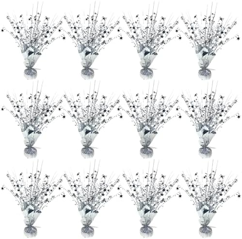 FUBININA Birthday Table Centerpiece Party Decoration Foil Spray Centerpiece by FUBININA
