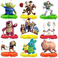 For Toy Story Birthday Party Supplies , 9Pcs Honeycomb Centerpieces for Toy Story Party Decorations, Double Sided Table Decorations Centerpieces Party by Tihufe