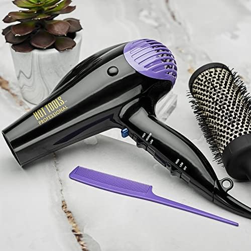 Hot Tools Professional 2100 Ionic Anti-Static Hair Dryer, Black - Image 6