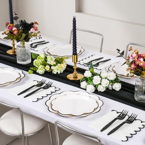 96 Pcs Halloween Party Paper Plates and Napkins Party Supplies for 24 Guest - Image 4