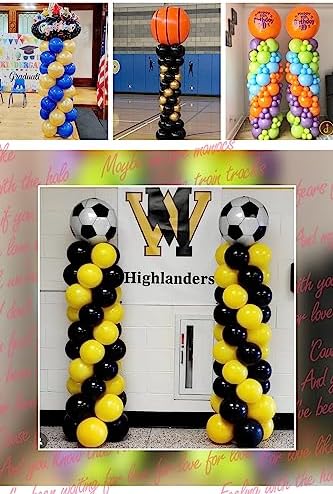 LANGXUN 2 Sets Balloon Column Stand Kits, Adjustable 6ft - Image 6
