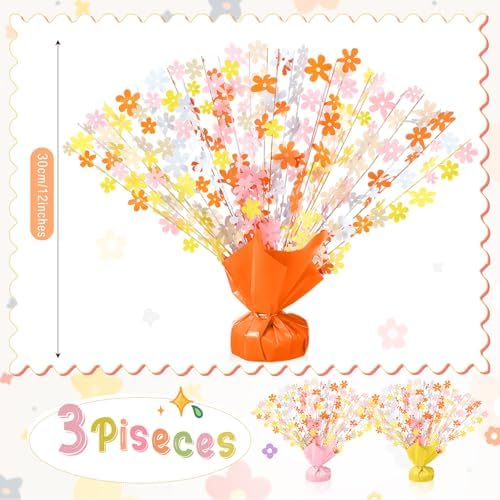 3 Pcs Daisy Flower Party Decorations Daisy Table Centerpieces - Image 2