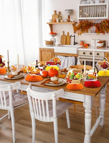 Thanksgiving Table Decorations, Fall Table Decorations for Autumn Harvest - Image 3
