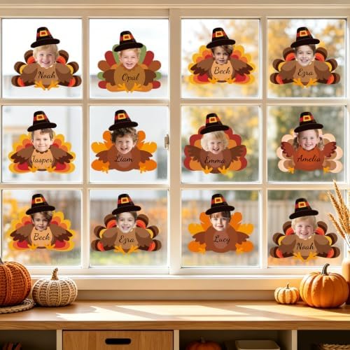 54Pcs Turkey Cutouts Thanksgiving Bulletin Board Decorations - Image 7