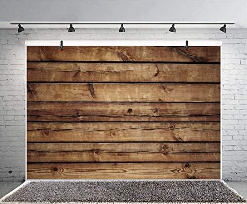 10x8ft Wood Backdrops for Photography Grunge Vintage Worn Wooden Boards Background Seamless Backdrop Brown Photo Wall Wrinkle Free Photography Photo Studio - Image 2